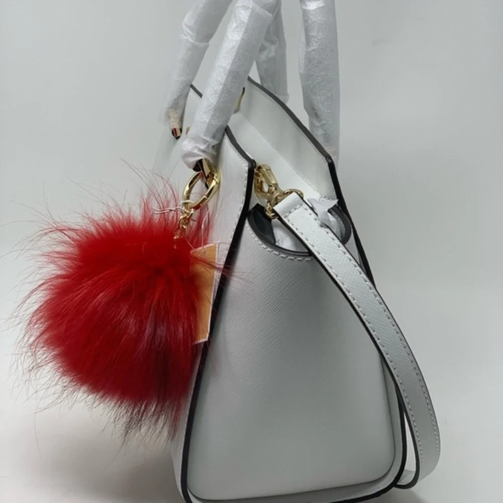 Michael kors Selma medium satchel crossbody+PomPom